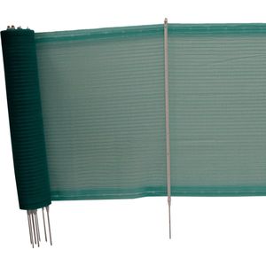 Verplaatsbaar Net Afrastering - Groen - 20 m - 80 cm Hoog