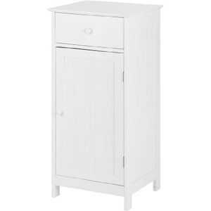 FMD Möbel 905-002 commode Stockholm 2 (B/H/D) 40.0 x 86,5 x 35.0 cm, wit