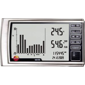 TES ruimte-opnemer rv/temp 623, meetbereik bovenwaarde (vocht) 100%