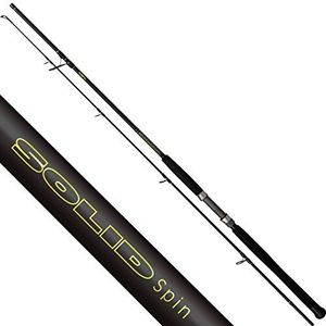 Black Cat Premium Welshengel Solid Spin volledig koolstof hengel met 30 ton blank spinvissen op walvishengel spinhengel, zwart, 2,70 m