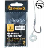 Browning Feeder Leader Method Power Barbed 10cm Maat : Haak 16 - 0.20mm