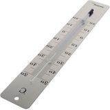 Technoline Metalen thermometer WA 3020, zilver, 4,5 x 1,5 x 28,0 cm