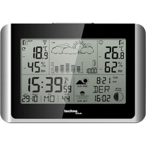 Weerstation - Inc. Buitensensor - Weersvoorspelling/Omstandigheden - Radio Gestuurde Klok - Datum