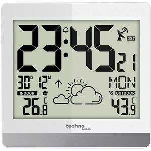 technoline WS8119 Digitale Funkwanduhr mit Temperaturanzeige und Wettervorhersage