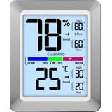 Technoline WS946 kantoorthermometer, kamerklimaatstation met temperatuur- en vochtigheidsweergave, perfect voor op kantoor, nauwkeurige waarden op uw werkplek