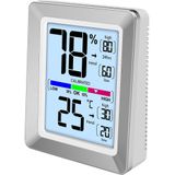 Technoline WS946 kantoorthermometer, kamerklimaatstation met temperatuur- en vochtigheidsweergave, perfect voor op kantoor, nauwkeurige waarden op uw werkplek