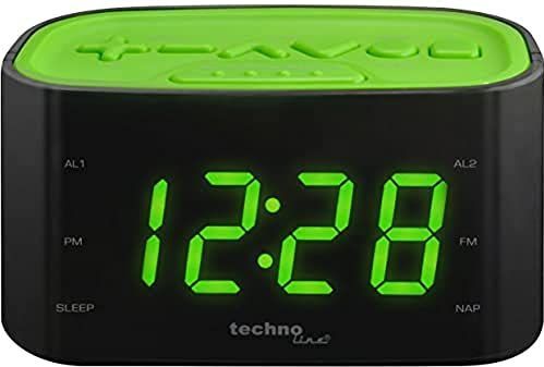 Technoline - WT 465 - Wekkerradio - Quartz Klok - FM-radio - 20 Radiozenders