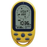 Technoline 3152 EA 35 kompas met hoogtemeter, luchtdrukweergave, tijd, weergave van weertendens geel, 5,4 x 1,3 x 1,7 cm, geel/grijs
