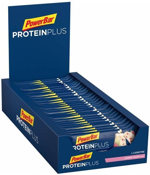 PowerBar Protein Plus L-Carnitina Energieriegel Himbeere x30