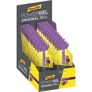 Powerbar Energiegels | Powergel Original | Black Currant (met cafeïne) 24x41g