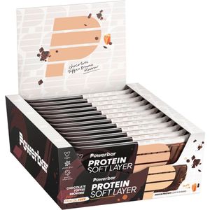 Powerbar Protein Soft Layer - Eiwitrepen - Chocolate Toffee Brownie - 12x40g