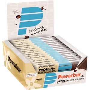 Powerbar eiwitreep | Protein+ Low Sugar | Vanille - 35 gram (16 stuks)