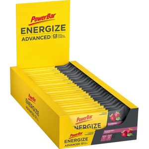 Powerbar Energize Advanced 55g 15 Eenheden Framboos Energie Bars Doos