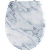 welltime WC-Sitz »Marble«, abnehmbar, Absenkautomatik, bruchsicher, Duroplast, Schnellverschluss