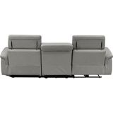 Places of Style Ecksofa Pareli, L-Form, 259cm,m. Recamiere, Echtleder, Kunstleder, Webstoff, man. o. elektr. Relaxfunktion, USB/Kopfteilverstellg u. LED