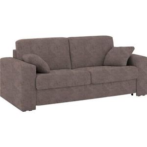 Home affaire Schlafsofa "Roma Matratzenhöhe 14 cm", Dauerschlaffunktion, mit Unterfederung, Lattenrost, Matratze