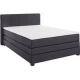 OTTO products Boxspringbett "Peetu", Taschenfederkern-Matratze, in 4 Breiten und 4 Farben, incl. Topper