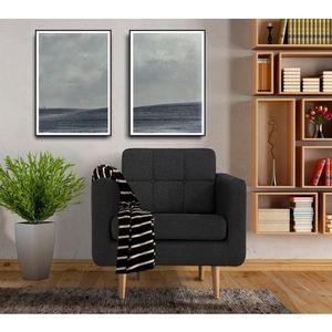 Home affaire Fauteuil Brest met capitonnage en stiksels achter, strak design