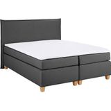 Home affaire Boxspringbett "Houssay", inkl. Topper, 5 Breiten, 2 Härtegraden auch in Überlänge 220 cm