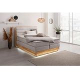 OTTO products Boxspring Ledverlichting, met gecertificeerde, gerecyclede overtrekstoffen