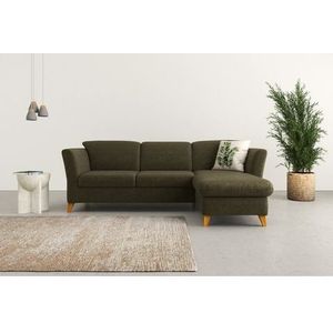 Home affaire Ecksofa "Trelleborg L-Form", Federkern-Polsterung, wahlweise mit Bettfunktion und Bettkasten