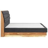 OTTO products Boxspringbett, LED-Beleuchtung, mit zertifizierten, recycelten Bezugsstoffen