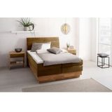 OTTO products Boxspringbett, LED-Beleuchtung, mit zertifizierten, recycelten Bezugsstoffen