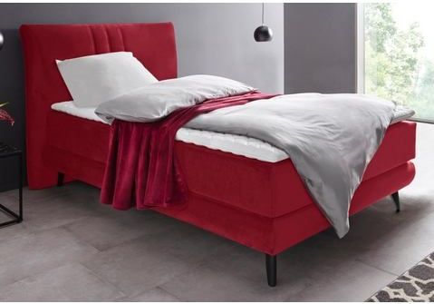 Places of Style Boxspringbett "Skien", incl. Kaltschaumtopper, 2 Härtegrade, 3 Ausführungen