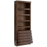 Home affaire Bücherregal "Soeren", aus massiver Kiefer, in 2 Höhen, Tiefe 29 cm, mit 5 Schubkästen