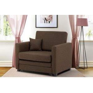 Home affaire Fauteuil MEXICO met uittrekbare slaapfunctie, bxdxh: 98x83x87 cm