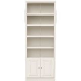Home affaire Bücherregal »Soeren«, aus massiver Kiefer, Höhe 220 cm, mit 2 Holztüren, viel Stauraum