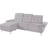 Places of Style Ecksofa "Manhattan L-Form", 2 Sitze mit elektrischer Relaxfunktion, verstellbare Armlehnen