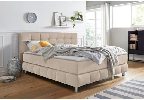 andas Boxspringbett "Salo", incl. Topper, 6 Breiten, 2 Härtegrade, TFK auch in Härtegrad 4