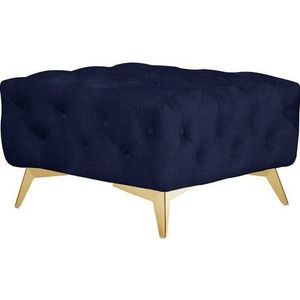 Leonique Hocker Glynis luxueuze capitonnage, moderne chesterfield look, kleur van de poten ter keuze