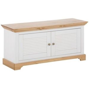 Home affaire Schuhbank »Ayanna«, Sitzbank aus massiver Kiefer, FSC®, Breite 110 cm, Sitzhöhe 53 cm