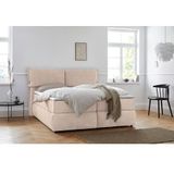 andas Boxspringbett "Jenson", in 4 Farben, 4 Breiten, 3 Matratzenarten in 2 Härtegraden, Topper