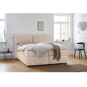 andas Boxspring Jenson in 4 kleuren, 4 breedten, 3 matrassoorten in 2 hardheden, topmatras