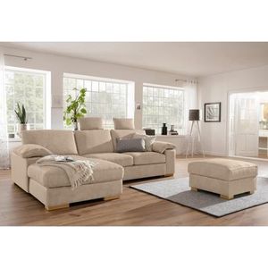 Home affaire Ecksofa »Ventura L-Form«, wahlweise mit Bettfunktion und Bettfunktion/Bettkasten