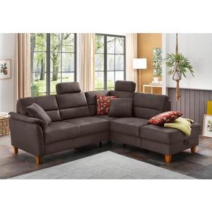 Home affaire Ecksofa »Palmera L-Form«, Federkern, wahlweise mit Bettfunktion und mit/ohne Stauraum