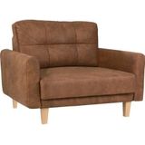 Home affaire Sessel »TRIPLO Relaxsessel mit Wellenunterfederung, Maße B/T/H: 95/100/89 cm«, Polstersessel mit Steppung im Rückenkissen, hohe Qualität