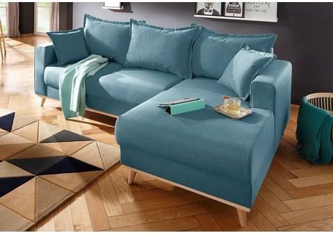Home affaire Ecksofa "Edina L-Form", auch in Baumwollmix-Bezug, im skandinavischem Stol