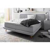 andas Boxspringbett »Premium«, Steppung mit Knopfheftung, inkl. Topper