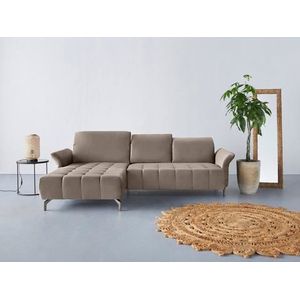 INOSIGN Ecksofa »Fresh L-Form«, Federkern, wahlweise Kopfteilverstellung und motorischer Vorziehsitz