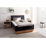 OTTO products Boxspringbett, LED-Beleuchtung, mit zertifizierten, recycelten Bezugsstoffen