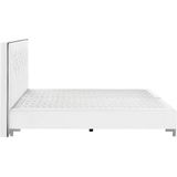 INOSIGN Boxspringbett "Coos", mit besonderer Steppung im Kopfteil, 3 Matratzenarten, 2 Härtegrade