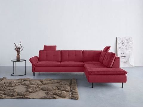 INOSIGN Ecksofa »Birkholm L-Form«, Armlehnverstellung, auch in Easy Clean Bezug - mit Wasser zu reinigen