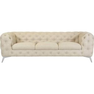 Leonique Chesterfield-bank Glynis luxueuze capitonnage, moderne chesterfield look, kleur van de poten ter keuze