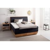 OTTO products Boxspringbett, LED-Beleuchtung, mit zertifizierten, recycelten Bezugsstoffen