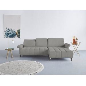 INOSIGN Ecksofa »Fresh L-Form«, Federkern, wahlweise Kopfteilverstellung und motorischer Vorziehsitz