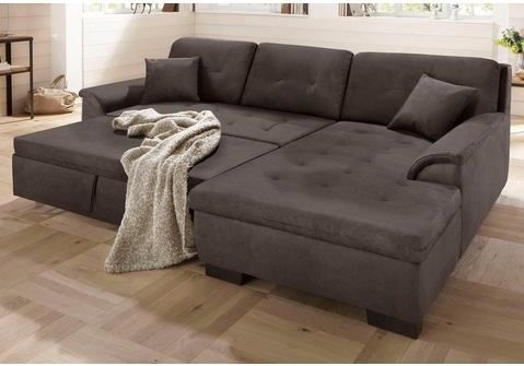 Home affaire Ecksofa »Bergen«, wahlweise mit Bettfunktion L-Form